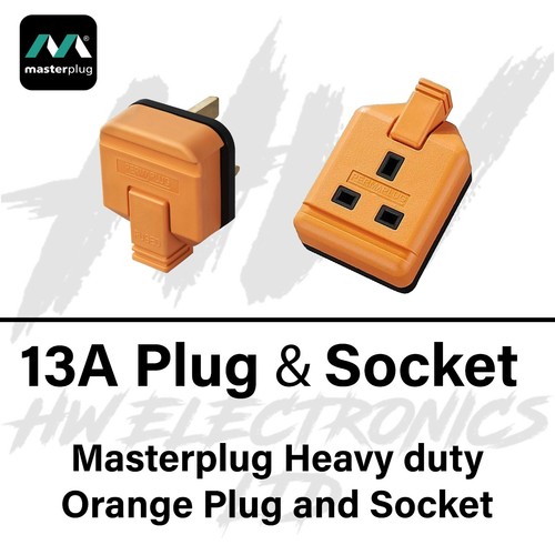 Orange rubber composite plug - orange,
