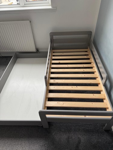 Toddler bed with mattress - bed,