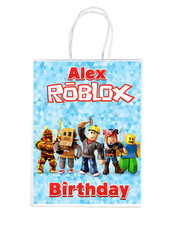 Small Personalised  Roblox   Party Favor Bag – Birthday - Birthday Bag