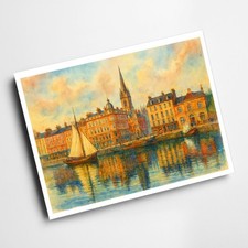 A4 PRINT - Dundee. The Docks