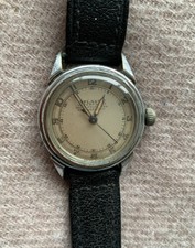 Vintage Atlantic Swiss made Working Gents Watch Ed Kummer Bettlach. With Seconds