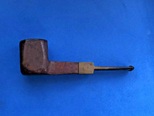 Antique 1920s London Wooden Smoking Pipe with Square Stem