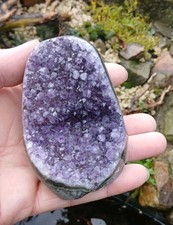 Uruguayan Amethyst  Crystal Cluster  Free Standing Top Grade ~463 grams~ geode 