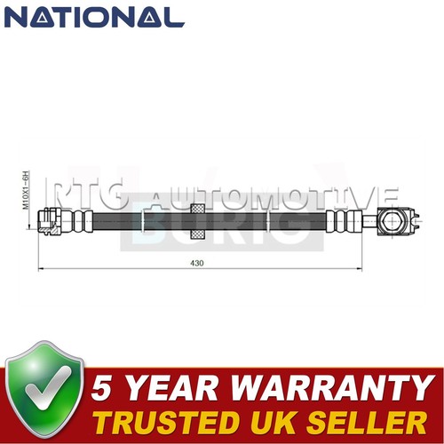 Burig front brake hose - hose, vw