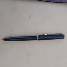 Montblanc Germany Ballpoint Pen Black Gold-Tone Trim Classic Spares/repairs