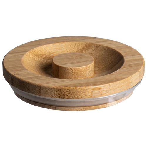 Wooden scandi storage jar lid - wooden,