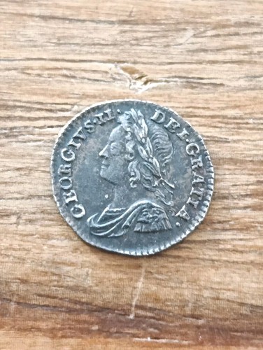 King george silver penny - ii,