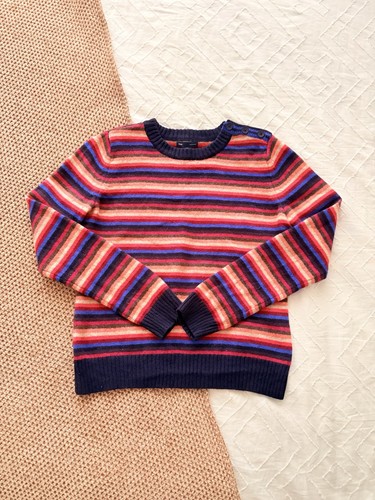 Gap lambswool striped jumper - lambswool,