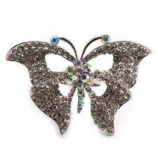 Large Clear & AB Diamante