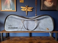Vintage Adidas Blue Leather