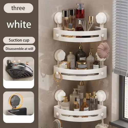 Bathroom wall corner shelf - wall,
