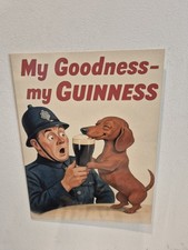 Guinness vintage metal sign - metal,