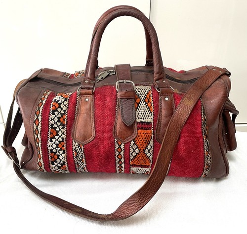 Vintage carpet weekend bag - carpet,