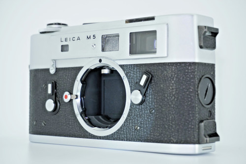 Leica silver rangefinder - leica,