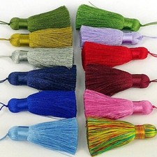 Silky Key Tassels Cushions Blinds Curtains Select quantity 20 colours