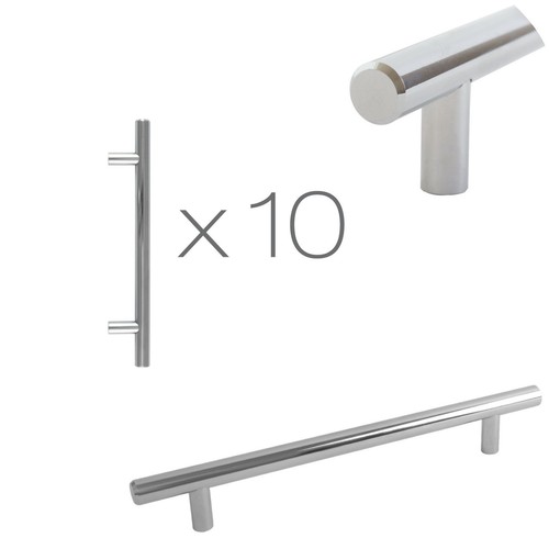 Set 10x chrome 128mm - of,