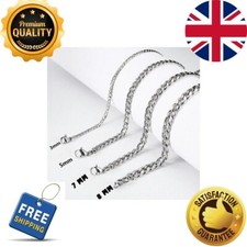 Mens Boys Curb Chain Stainless