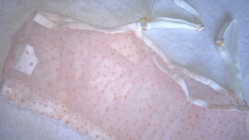 Sexy pink white sheer tiny - sexy,