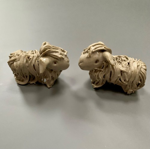 Pair vintage ceramic - of,