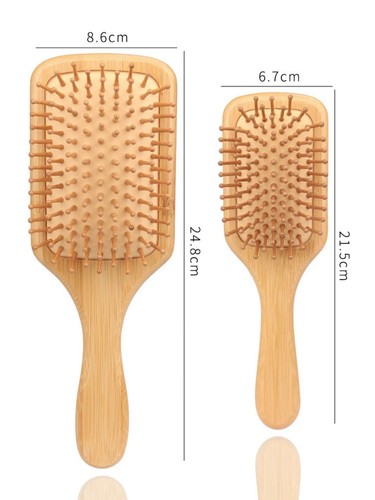 Natural bamboo wooden - natural, hair