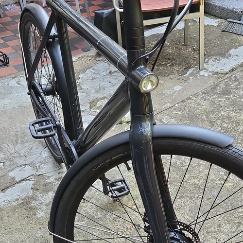 Black city bike disc - black,