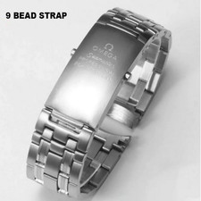 22mm watch band Bracelet For Omega seamaster planet ocean curved lugs heavy.