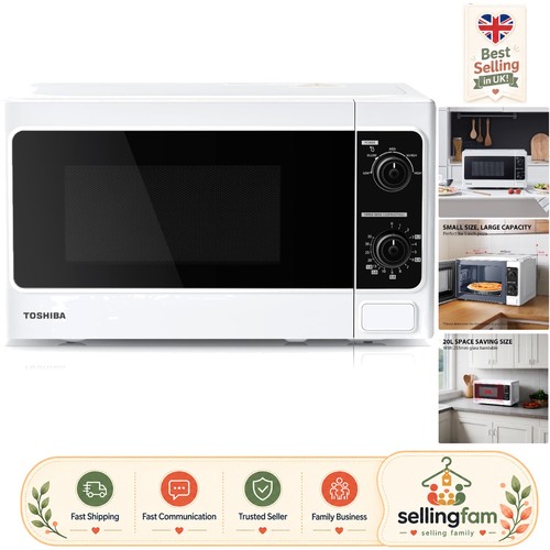 Sleek white 20l microwave - microwave, with