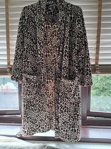 Ladies leopard print fleecy - ladies,