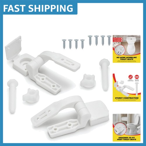 Elegant white plastic - white, toilet