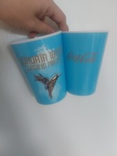 Ushuaïa Ibiza Coca-Cola plastic cups Ushuaia closing party collectable rare set