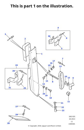 Land rover genuine bracket - genuine,