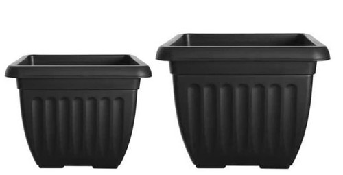 Square athens deep planter - deep,