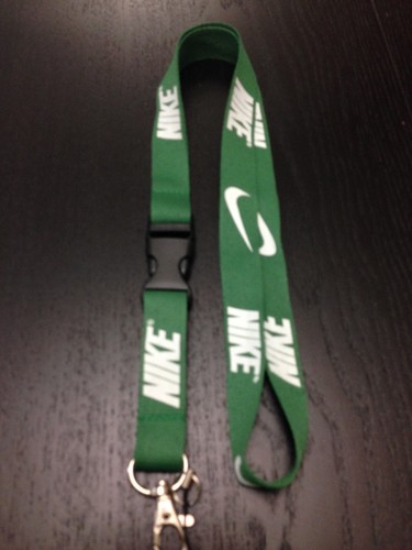 Nike lanyard green - id, &