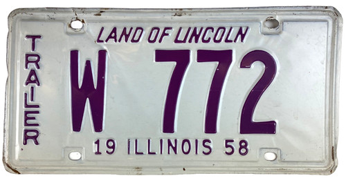 Vintage illinois 1958 trailer - vintage,