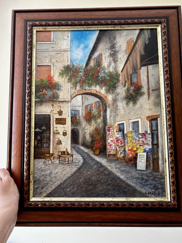 Oil painting italian - oil,