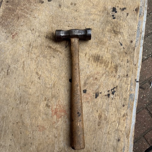 Vintage ball peen hammer - peen,