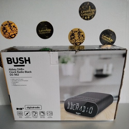 Bush abbey dab clock - dab+, radio
