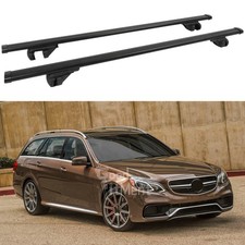 53" Roof Rack Cross Bars Black Luggage Cargo Carrier For Mercedes-Benz E-class