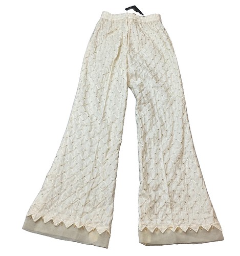 Sapphire cream wide leg - wide,