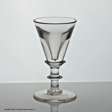 Victorian deceptive toastmaster's dram glass