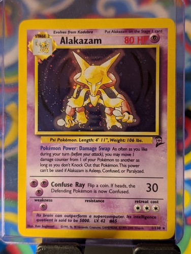 Pokémon tcg alakazam holo - pokémon,