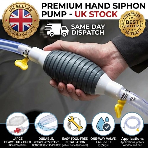 Hand siphon pump petrol diesel - pump,