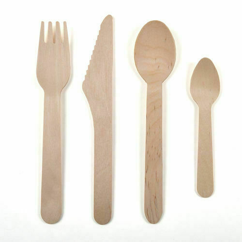 Wooden cutlery mixed pack - cutlery,