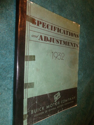 1932 buick shop manual - buick,