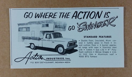 1967 action industries swinger - action,