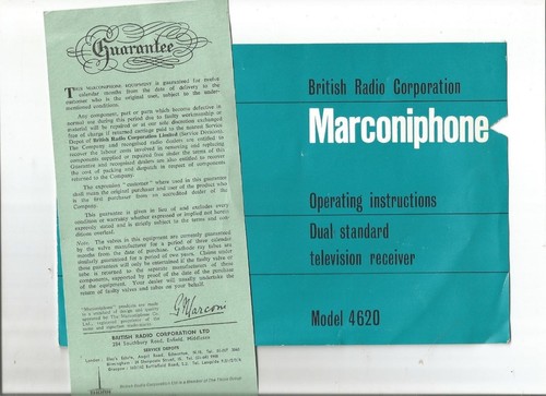Vintage marconiphone operating - marconiphone,