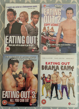 EATING OUT Films 1-4 DVDs Eating Out, 2, 3, 4:Drama Camp Rare OOP Gay Interest