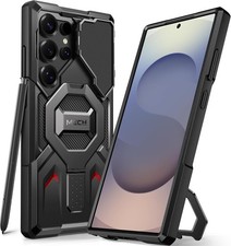 TONGATE Samsung Galaxy S24 Ultra MagSafe Case with Ring Stand & Screen Protector