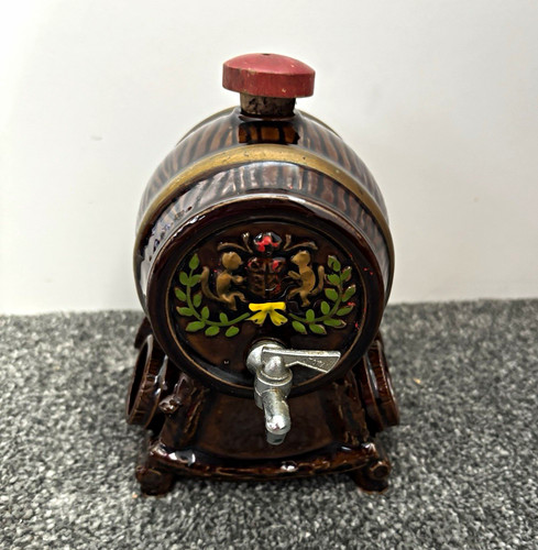 Vintage retro ceramic barrel - vintage,