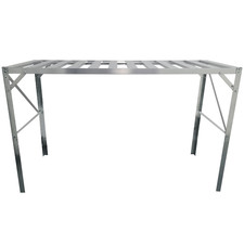 Aluminium greenhouse staging - aluminium, 1